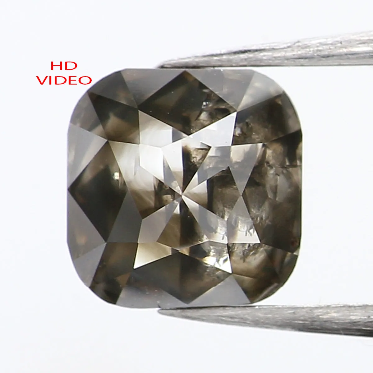 1.10 CT Natural Loose Cushion Diamond Black Color Diamond Natural Loose Diamond 6.00 MM Cushion Cut Diamond Cushion Shape Diamon