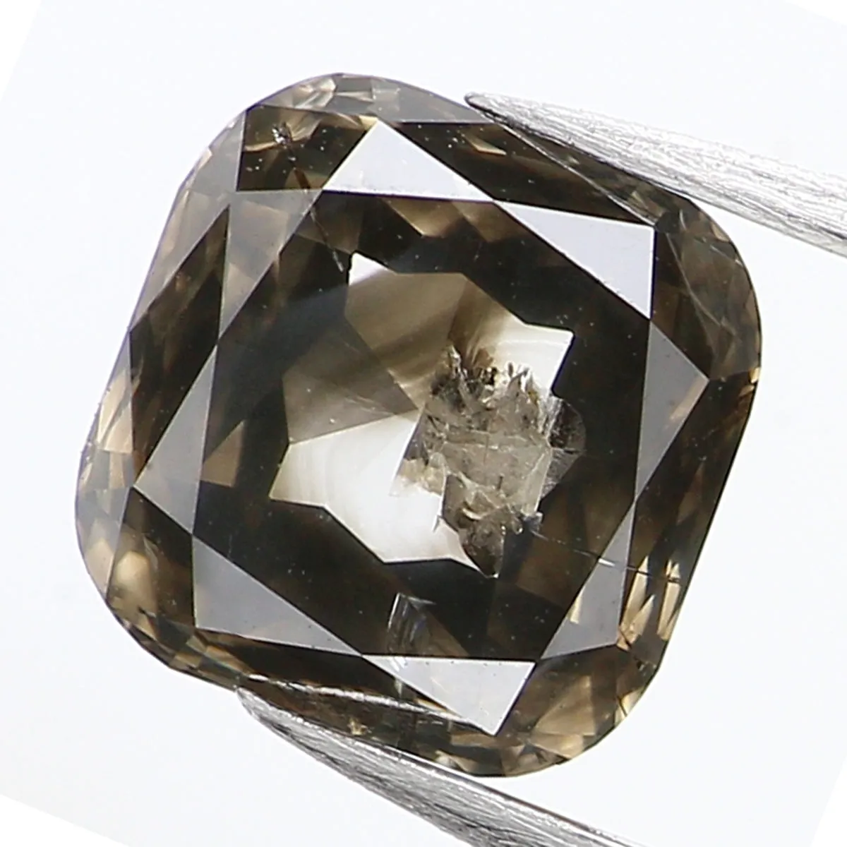 1.10 CT Natural Loose Cushion Diamond Black Color Diamond Natural Loose Diamond 6.00 MM Cushion Cut Diamond Cushion Shape Diamon