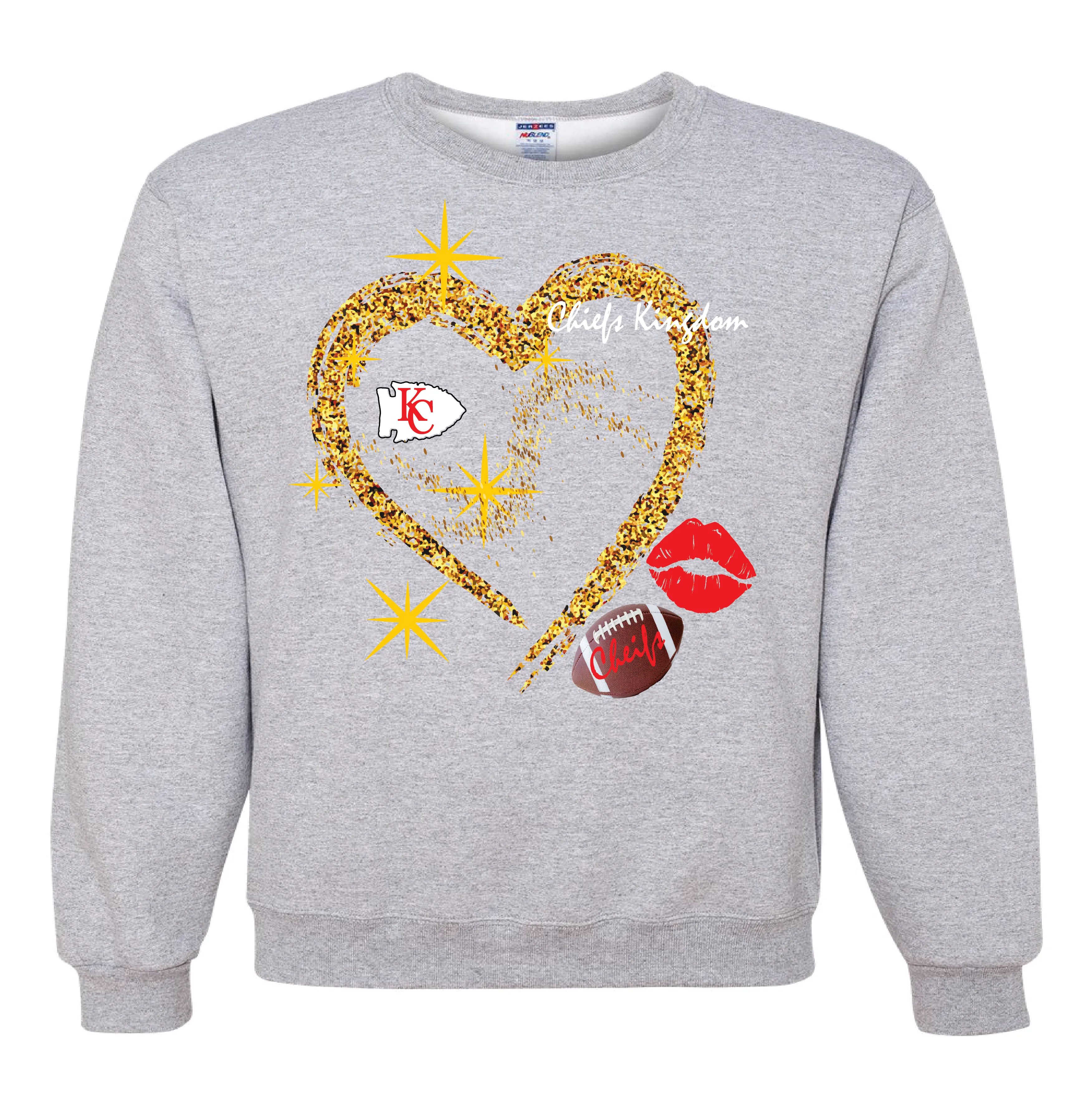 1316 Heart for the Chiefs DTF/Sublimation Transfer