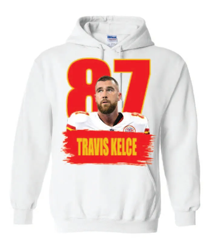 1360 Travis Kelce 87 Chiefs DTF/Sublimation Transfer