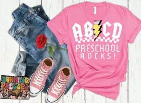 1766 ABCD Preschool Rocks DTF Transfer