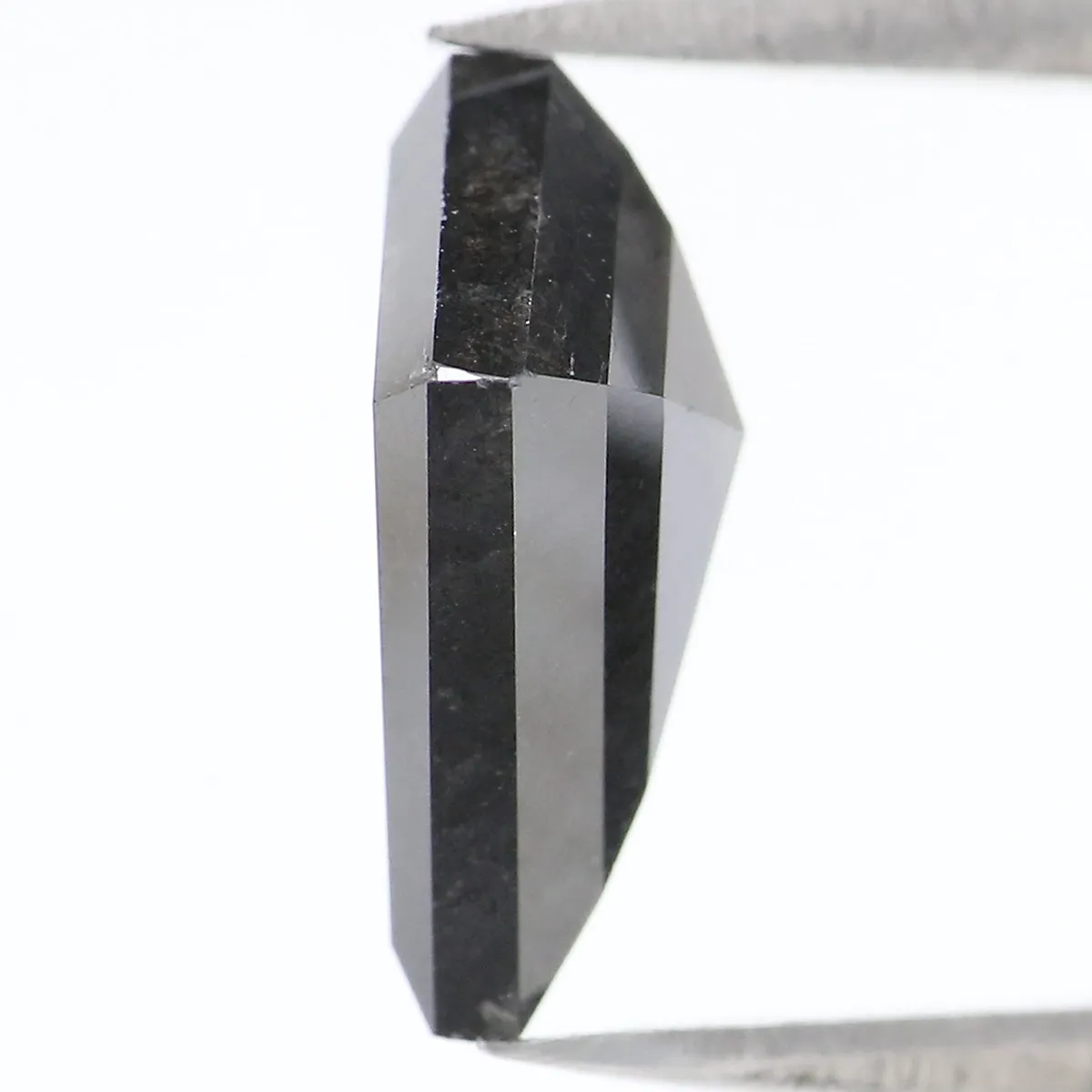 2.71 CT Natural Loose Kite Shape Diamond Salt And Pepper Kite Cut Diamond 12.05 MM Black Grey Color Kite Shape Rose Cut Diamond 