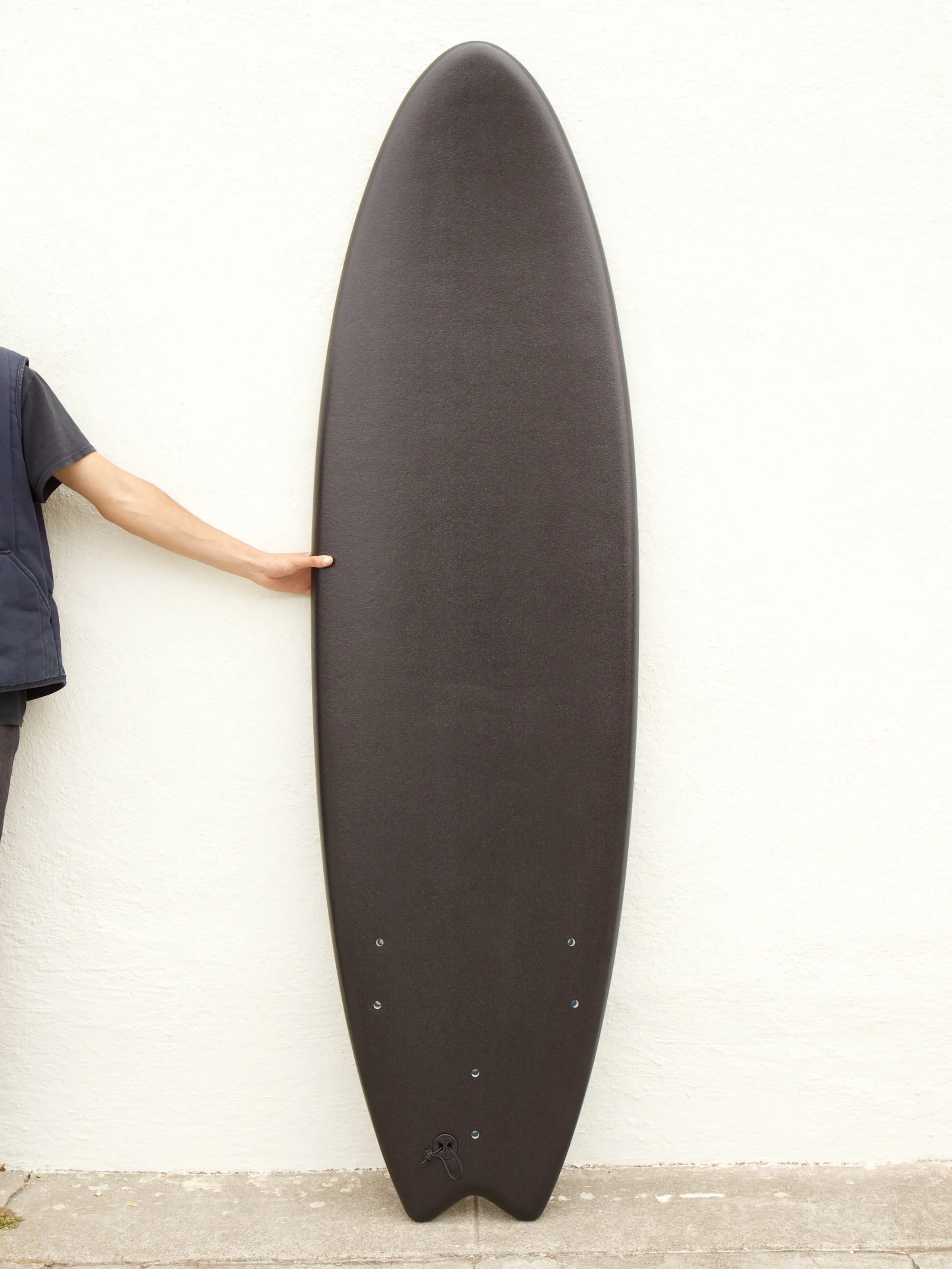 6'6 Catch Surf Swallow Tail - Blank - Black