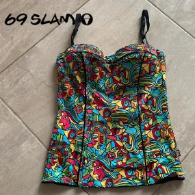 69SLAM  |Tropical Patterns Casual Style Street Style