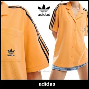 adidas  |Casual Style Street Style Plain Logo Shirts & Blouses