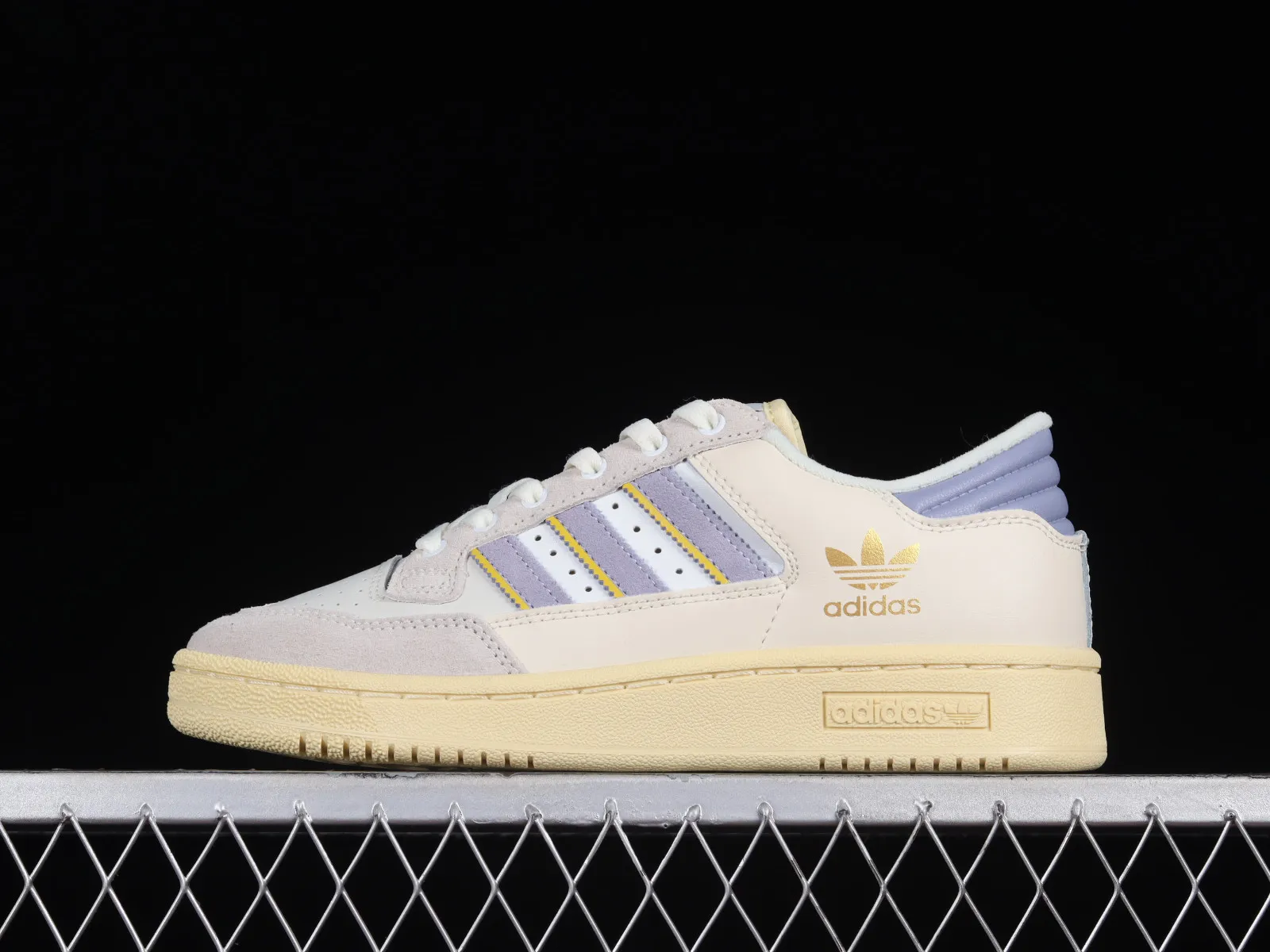 Adidas Centennial 85 Low Cream White Light Purple Gold ID1812