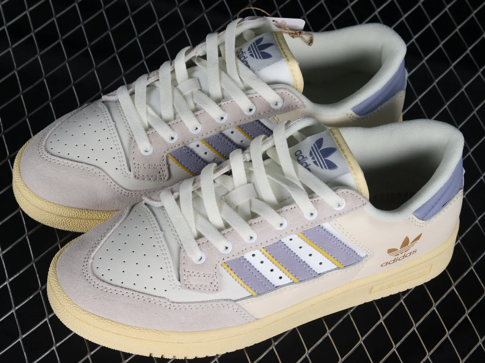 Adidas Centennial 85 Low Cream White Light Purple Gold ID1812