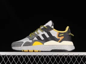 Adidas Nite Jogger Boost Core Black Yellow Dark Grey GY0019