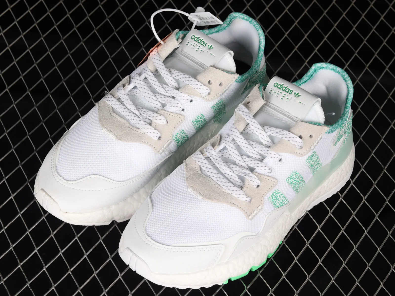 Adidas Nite Jogger Boost Light Green Cloud White FW6715