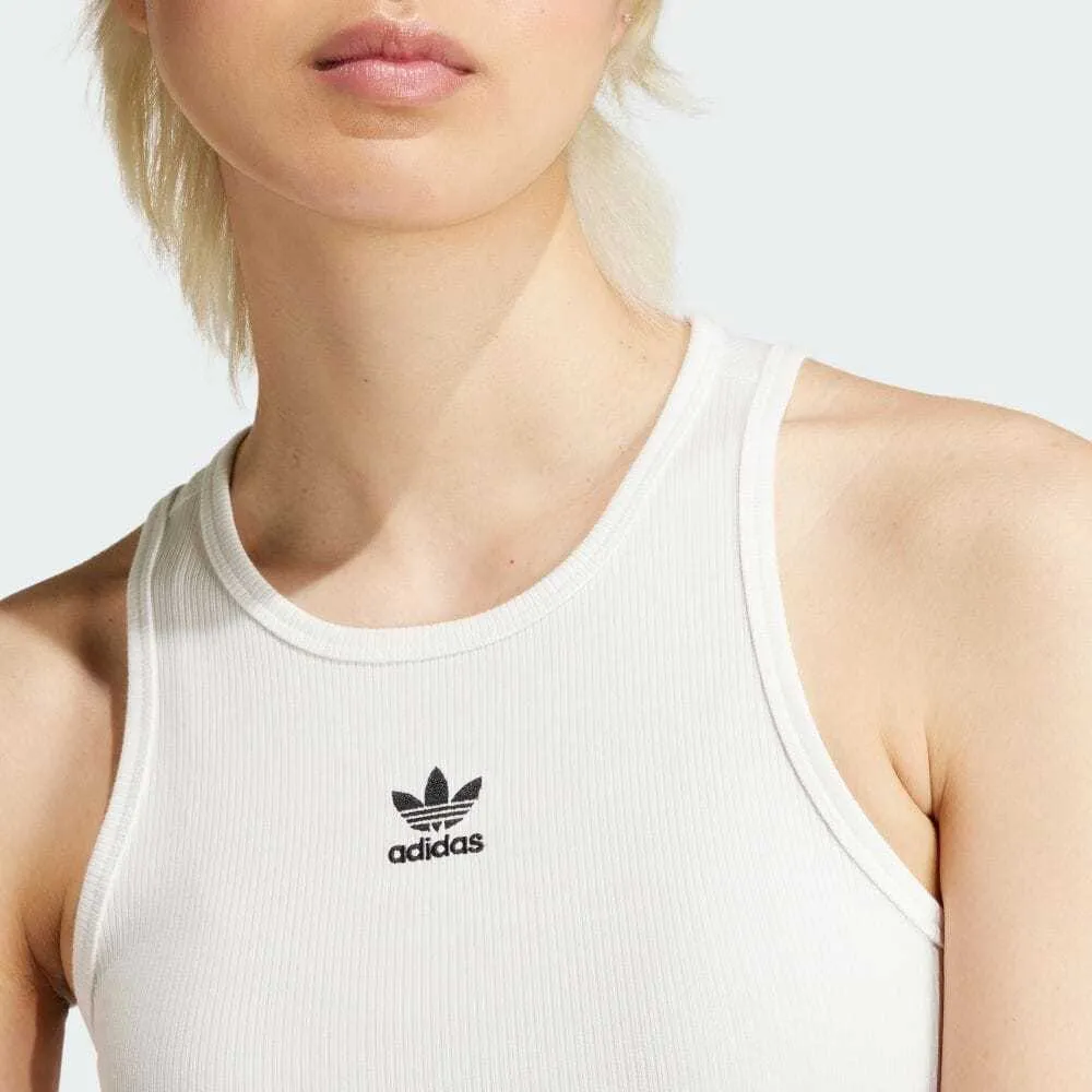 adidas  |Rib Blended Fabrics Street Style Plain Cotton Logo