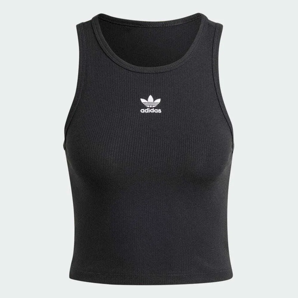 adidas  |Rib Blended Fabrics Street Style Plain Cotton Logo