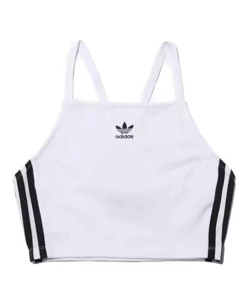 adidas  |Sleeveless Street Style Plain Logo Tanks & Camisoles