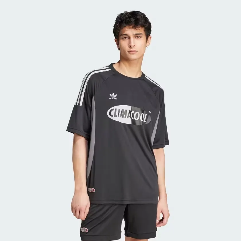 adidas  |Street Style Short Sleeves Logo Tops