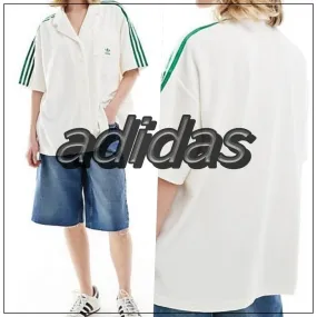 adidas  |Stripes Casual Style Street Style Plain Logo