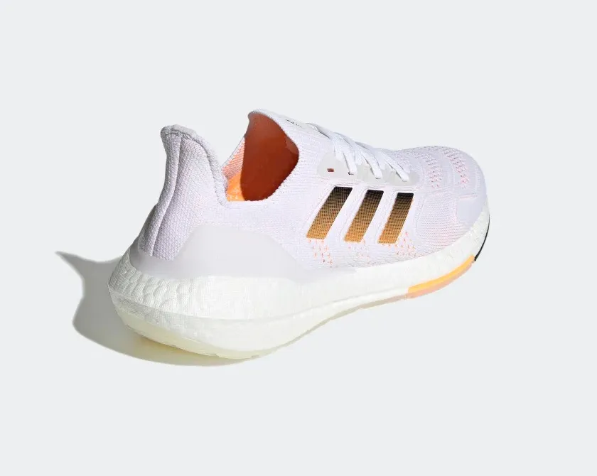 Adidas UltraBoost 22 Heat.RDY Cloud White Core Black Flash Orange GZ0129