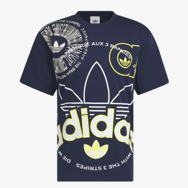 adidas  |Unisex Street Style Plain Cotton Short Sleeves Logo T-Shirts