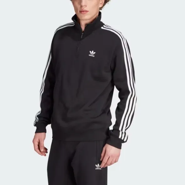 adidas  |Unisex Street Style Plain Logo Sweatshirts