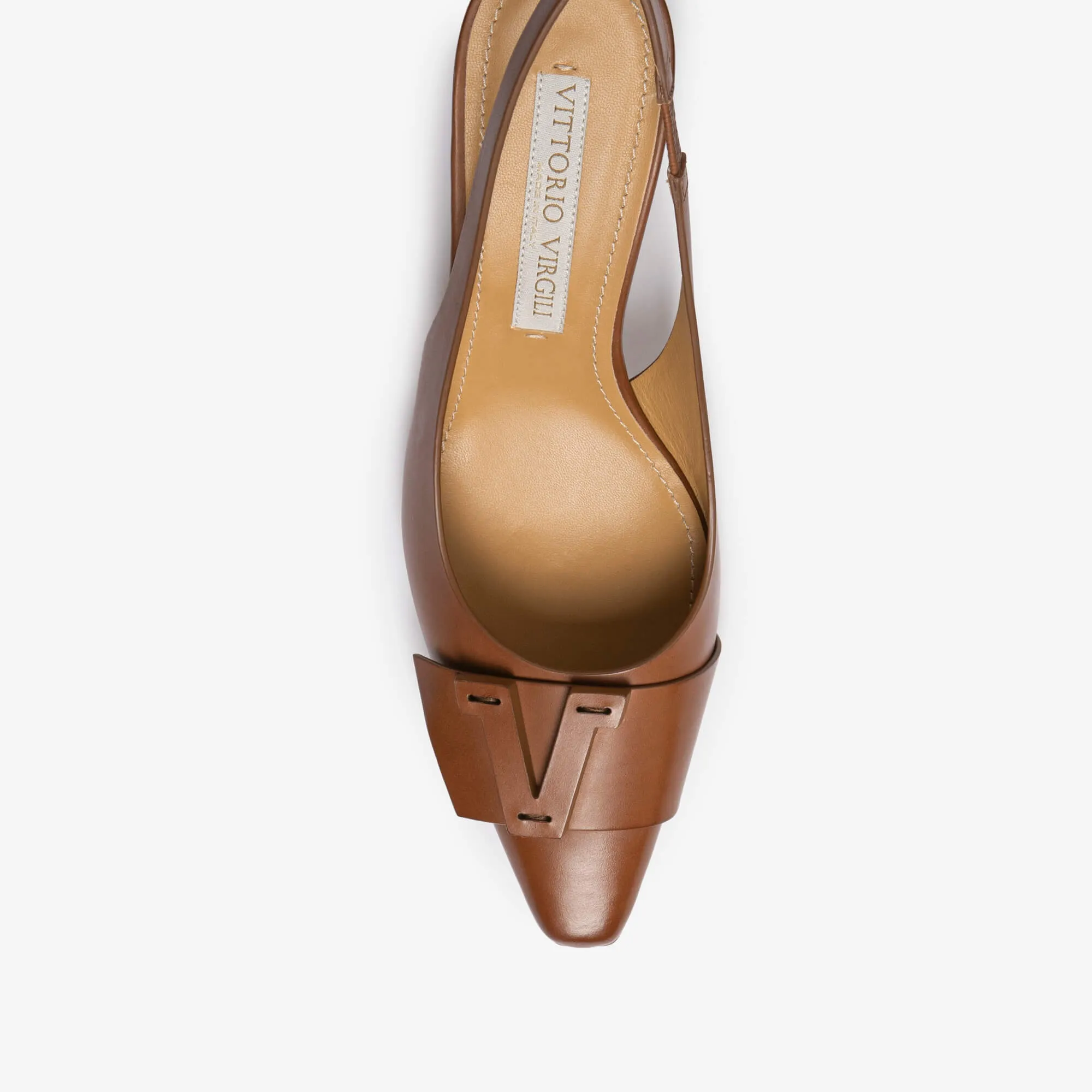 Aquilia | Women's leather sling back décolleté