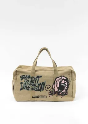 Back Beat Co. Cactus Jack by Travis Scott For Fragment Icons Duffle Bag - Olive