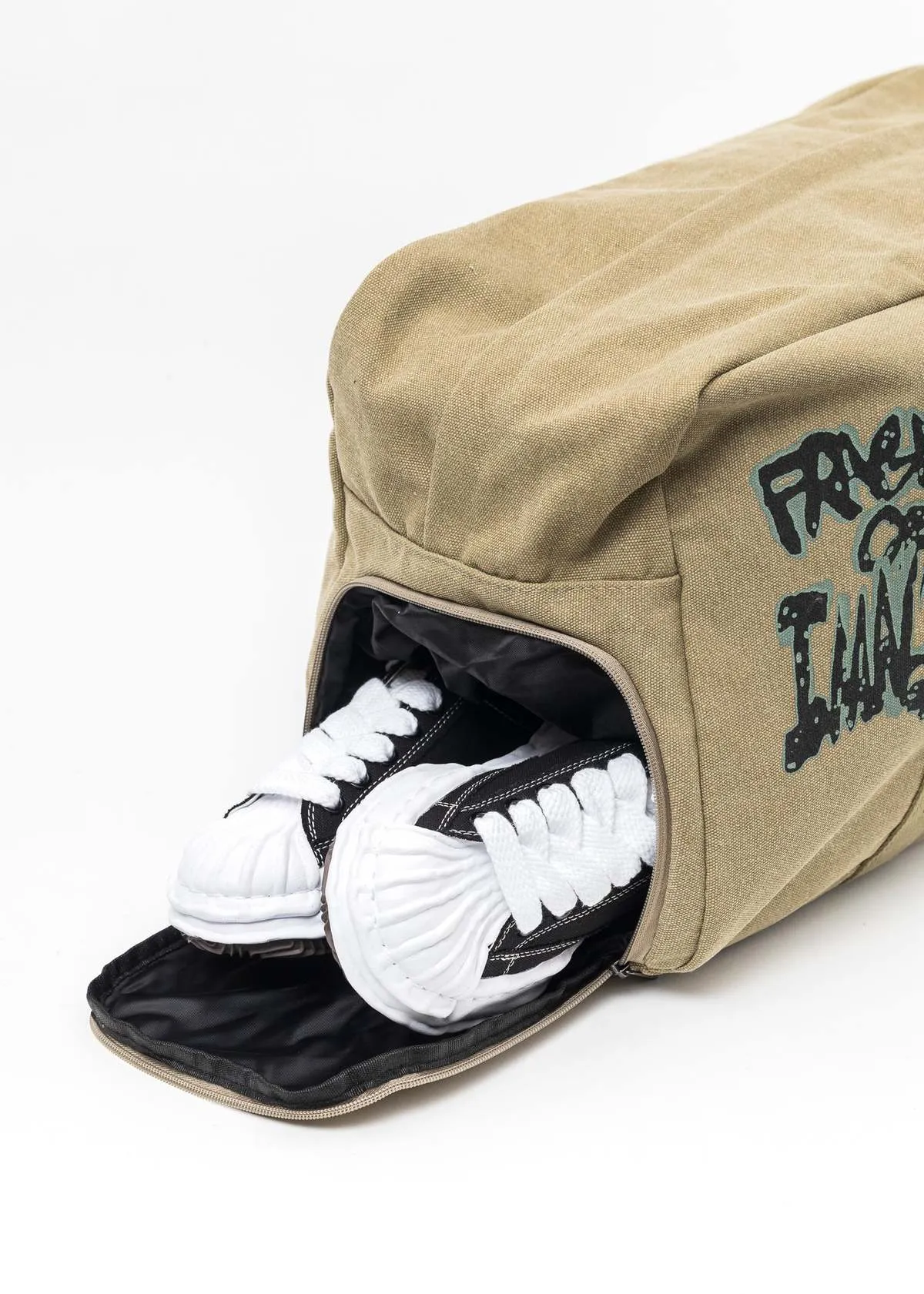 Back Beat Co. Cactus Jack by Travis Scott For Fragment Icons Duffle Bag - Olive