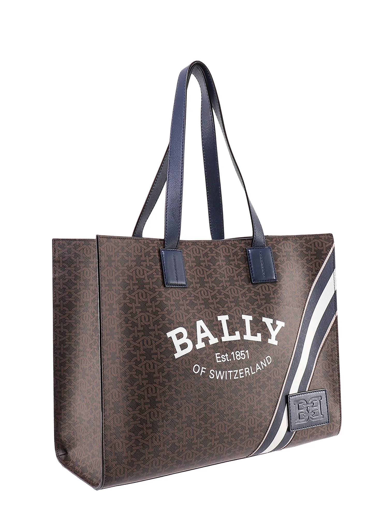 Bally Logo Printed Tote Bag