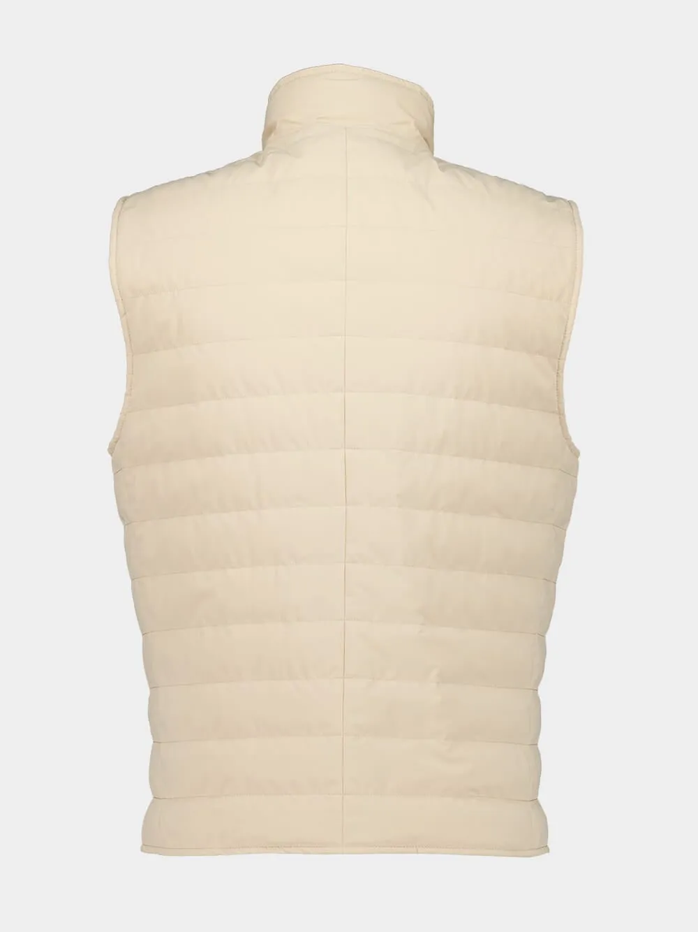 Beige Lightweight Down Vest