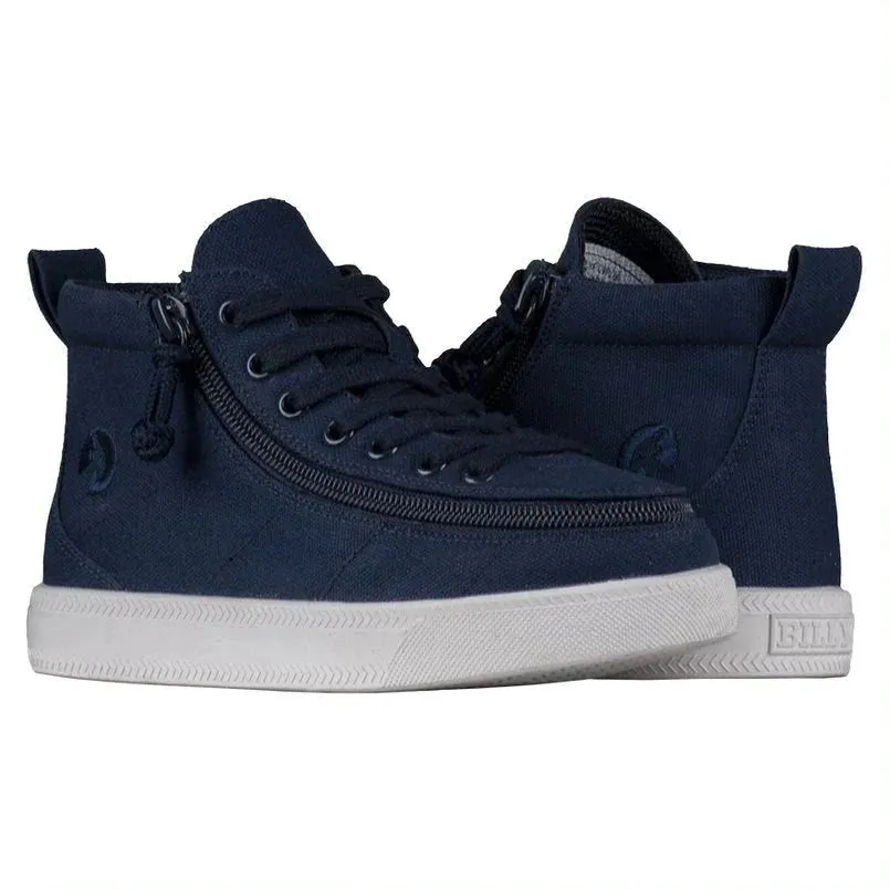 Billy Footwear (Big Kids) Medium Width Fit - High Top Canvas Shoes