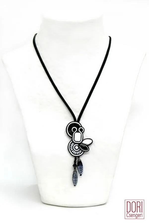 Black & White Casual Pendant