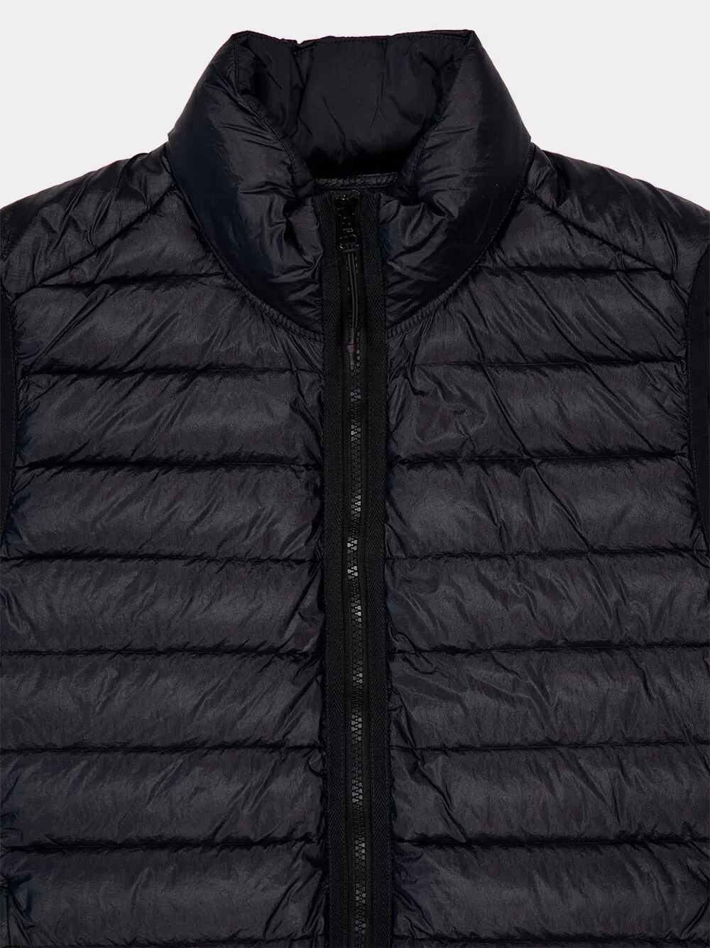 Black Light Down Zip Vest