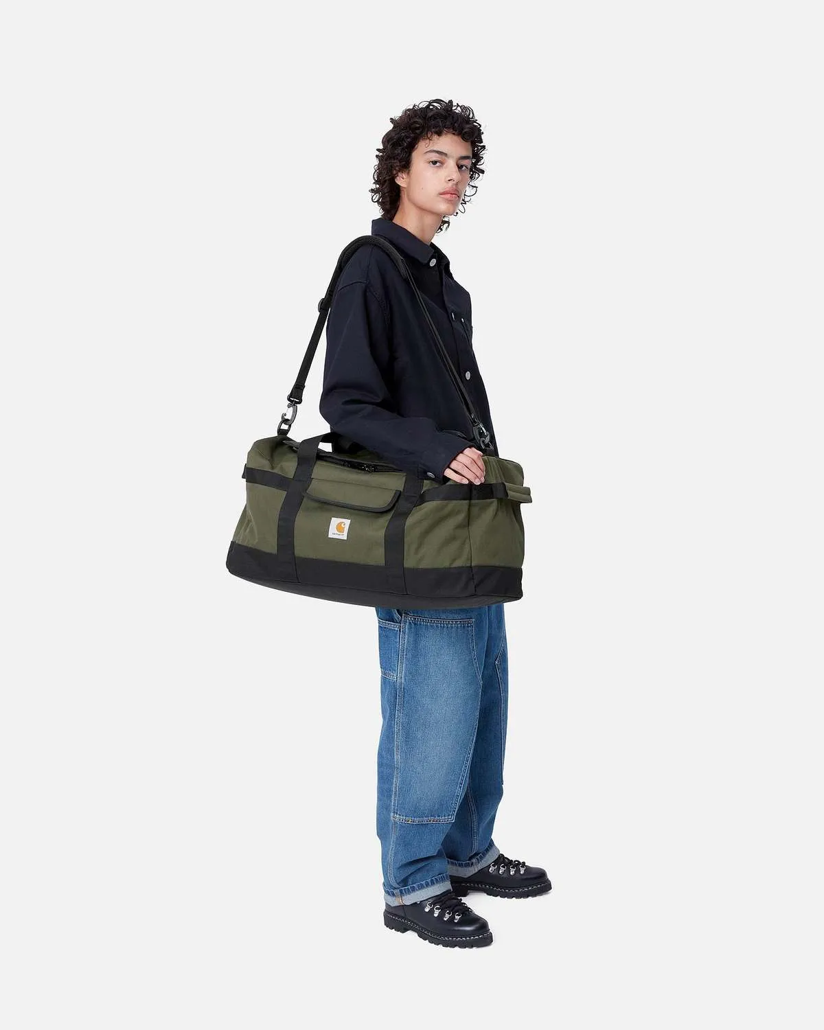 Bolsa Jack Duffle Bag - Black/Office Green