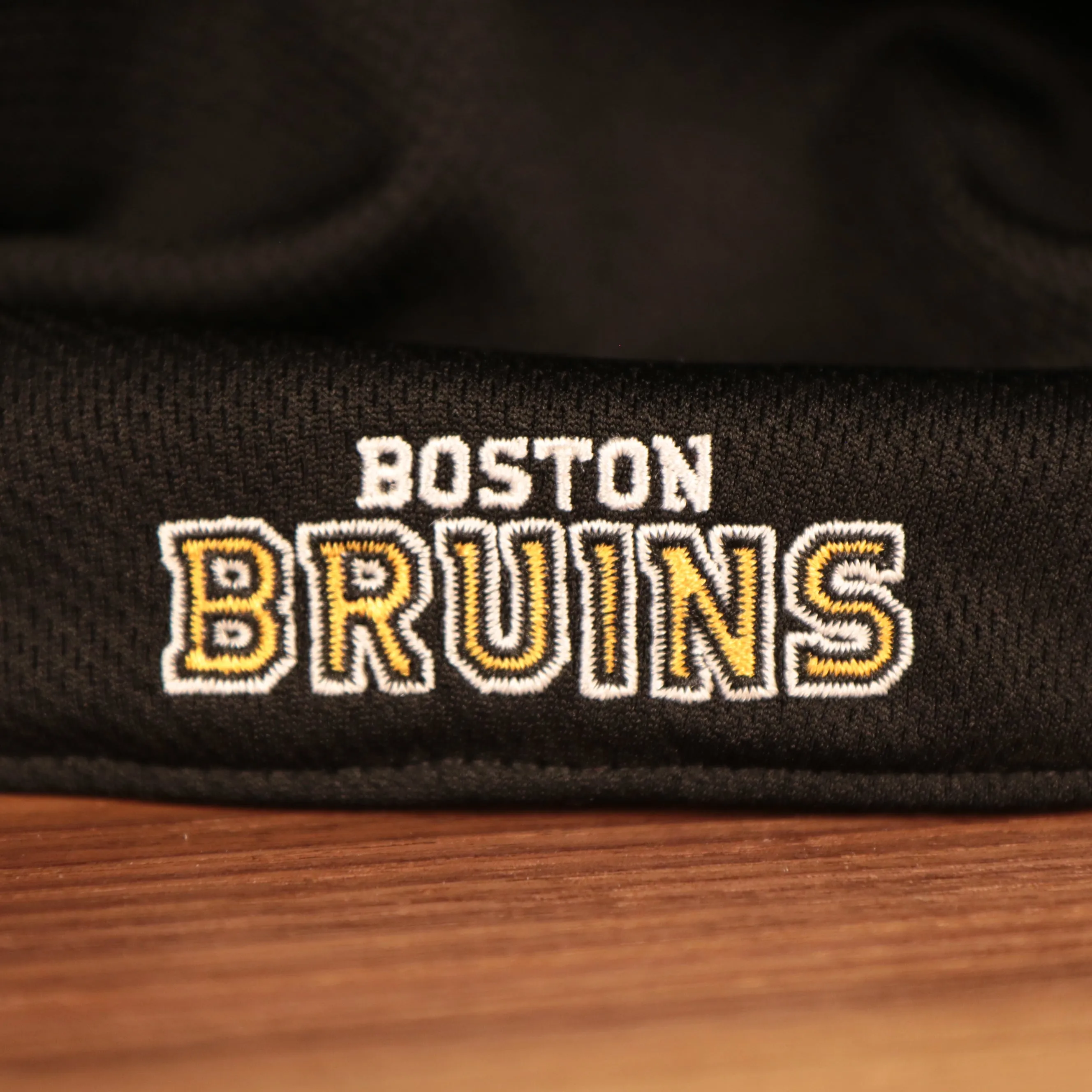 Boston Bruins Black & Yellow Stretch Fit Dad Hat