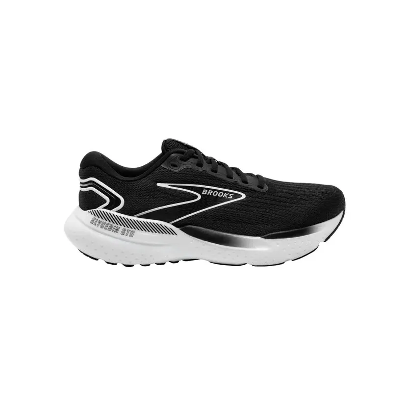 BROOKS GLYCERIN GTS 21 BLACK/GREY/WHITE FOR WOMEN'S