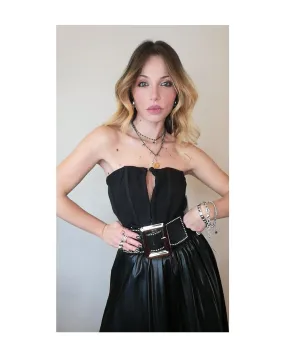 Bustier a corsetto con gancetti: NERO o ROSA!