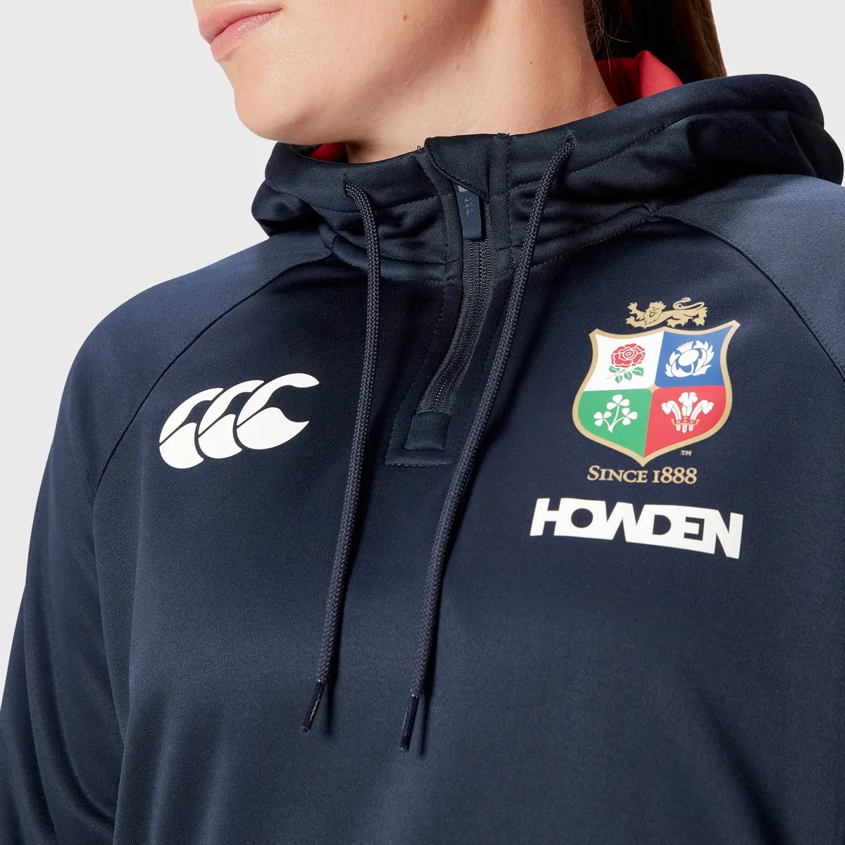 Canterbury British & Irish Lions Women's 1/4 Zip Hoody Navy