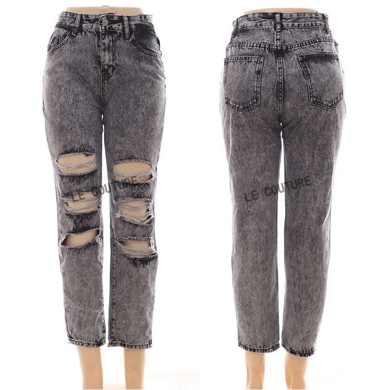 Casual Denim Ripped Jean