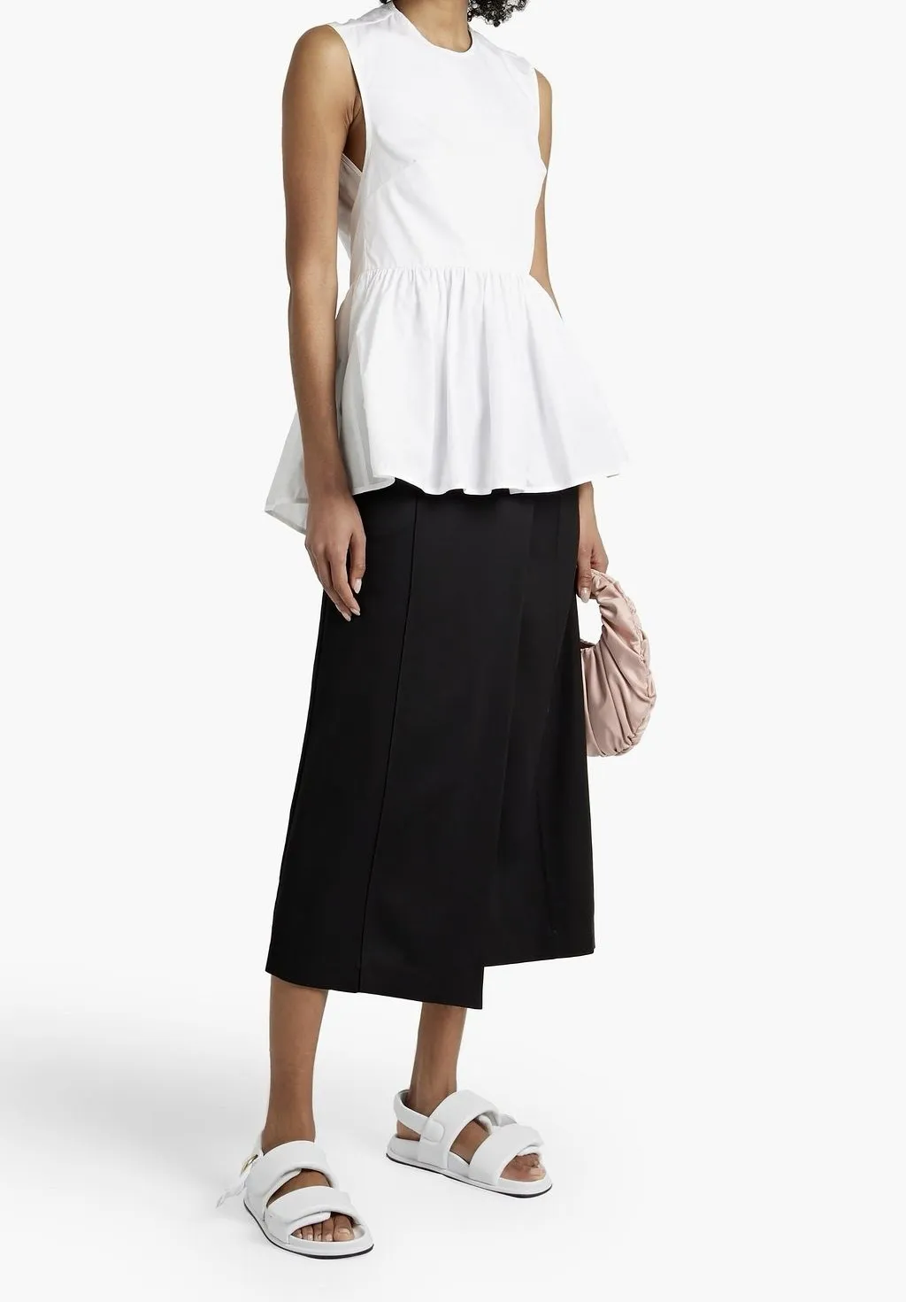 CECILIE BAHNSEN  |Casual Style Plain Cotton Tanks & Camisoles