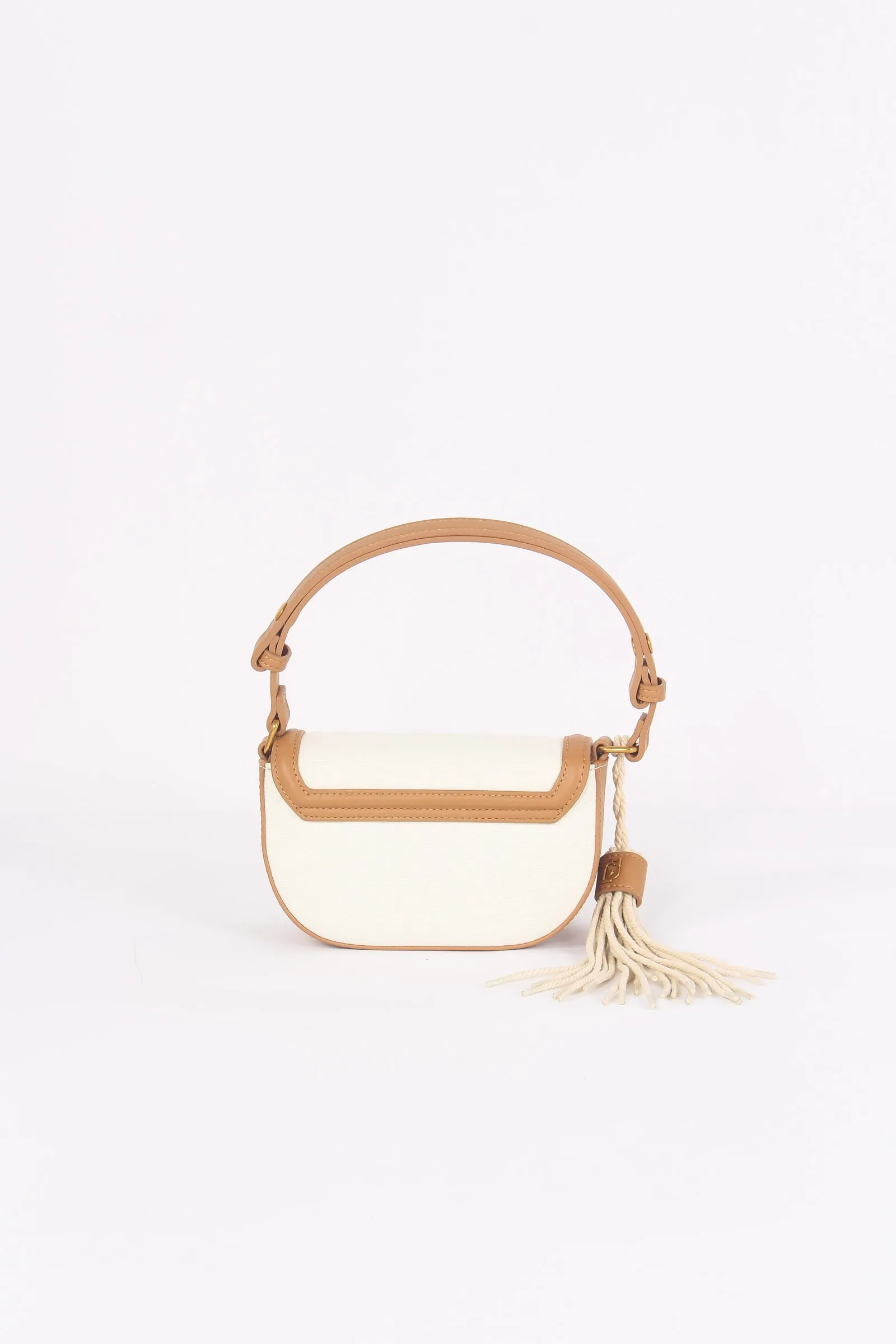 Crossbody Piccola Contrasto Cuoio Chiaro