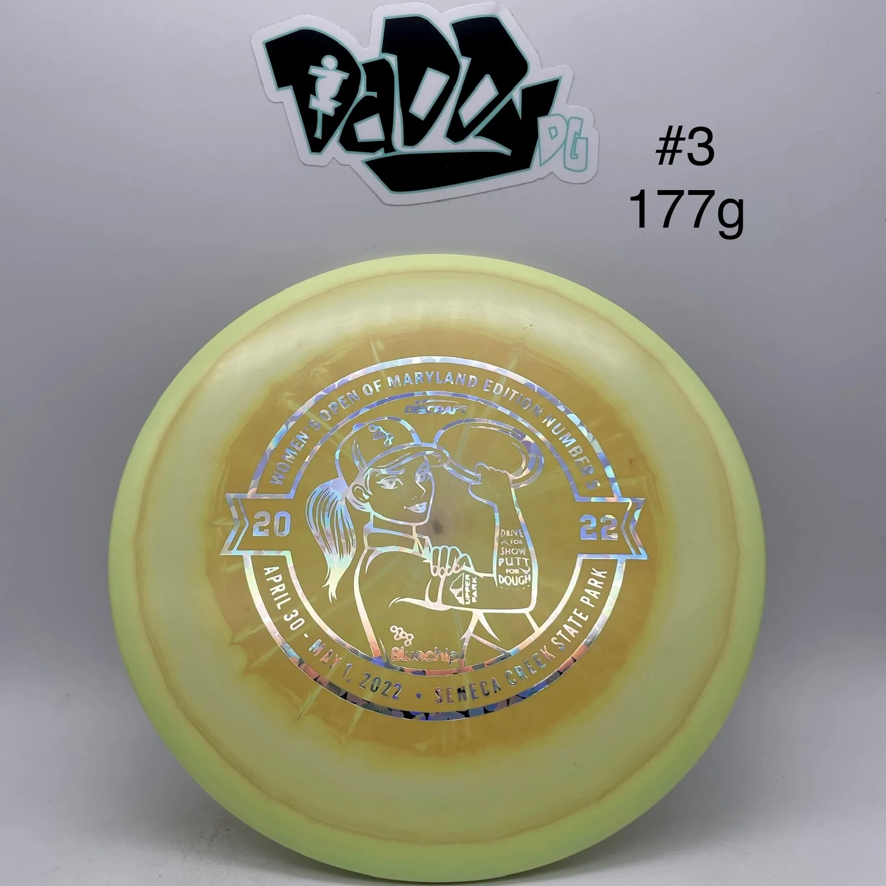 Discraft ESP Buzzz 2022 Women's Open of Maryland Stamped Midrange