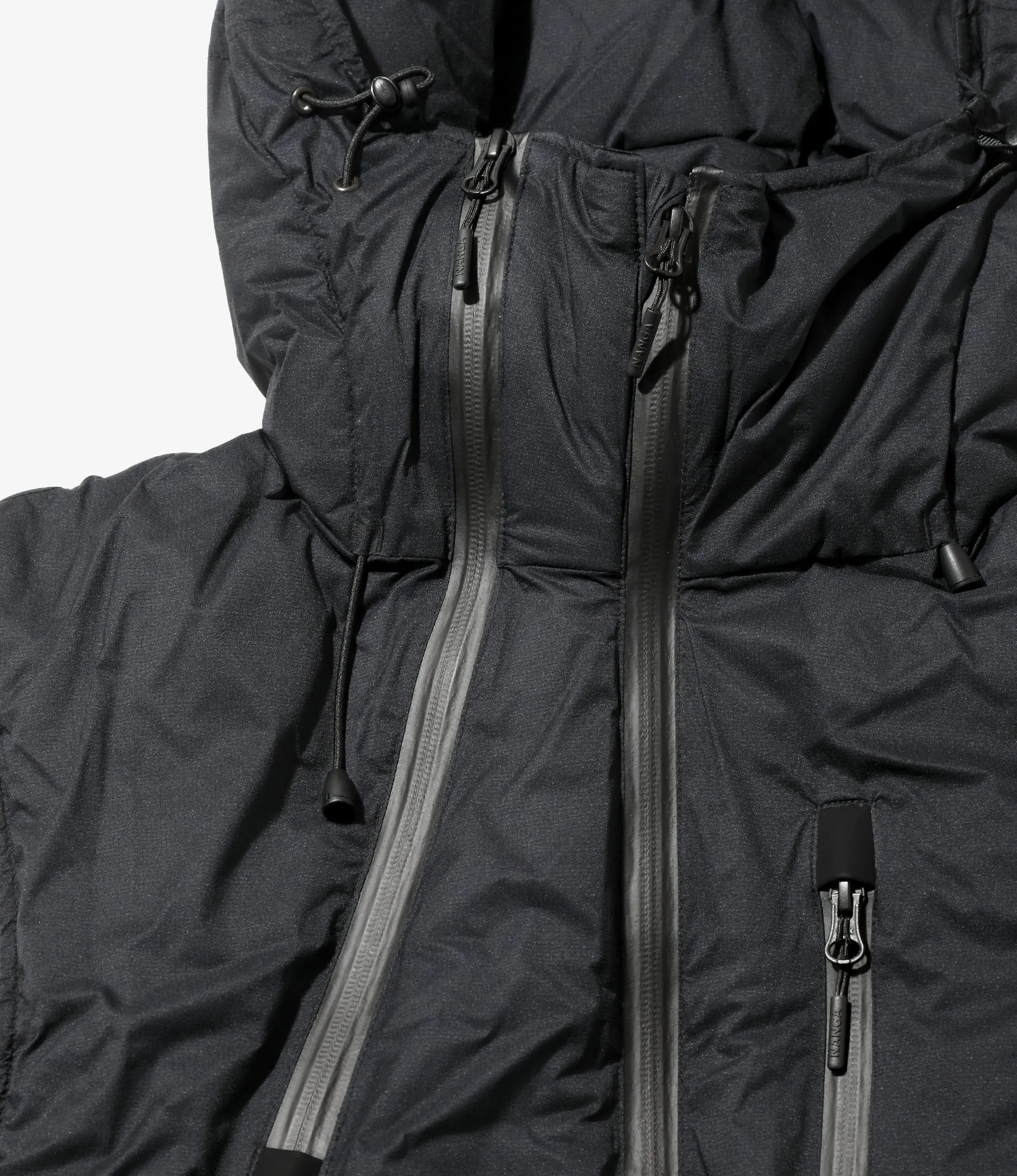 Down Zip Vest – Dark Navy Ripstop Nylon