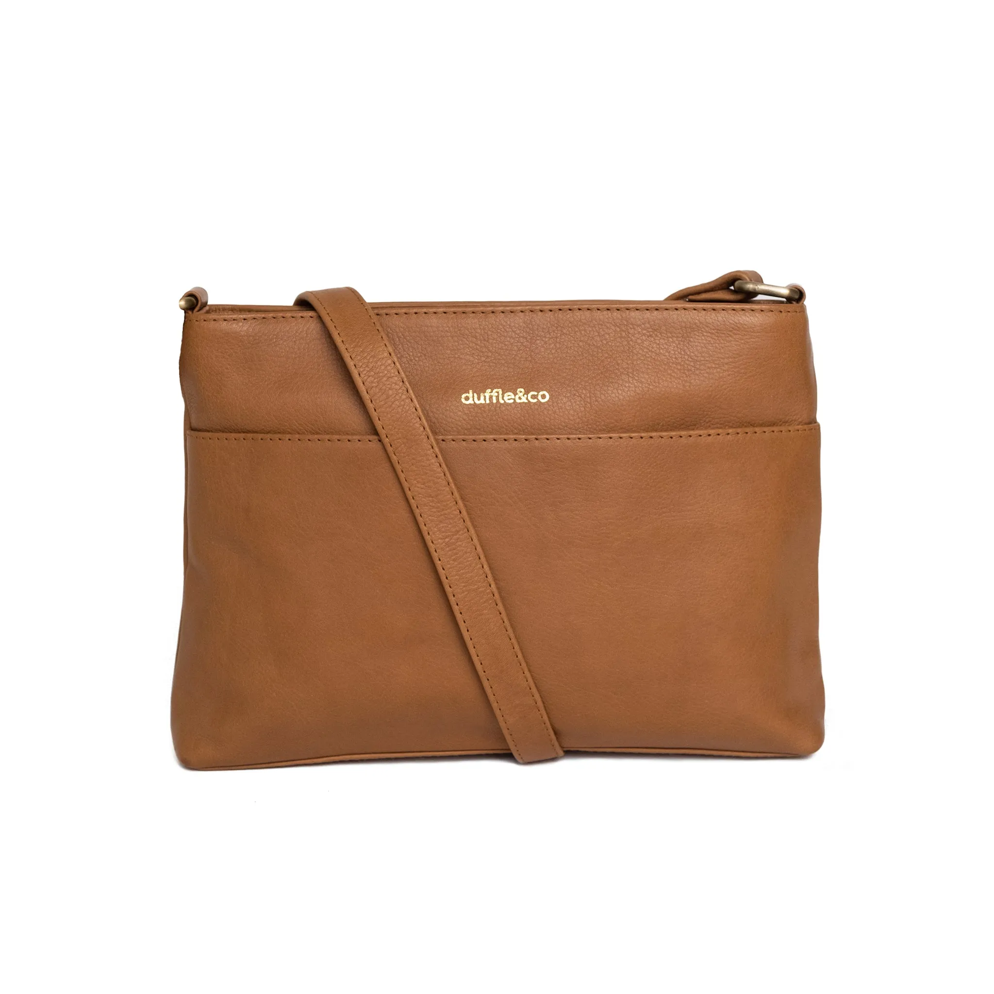 Duffle&Co: The Rose Crossbody - Vintage Tan