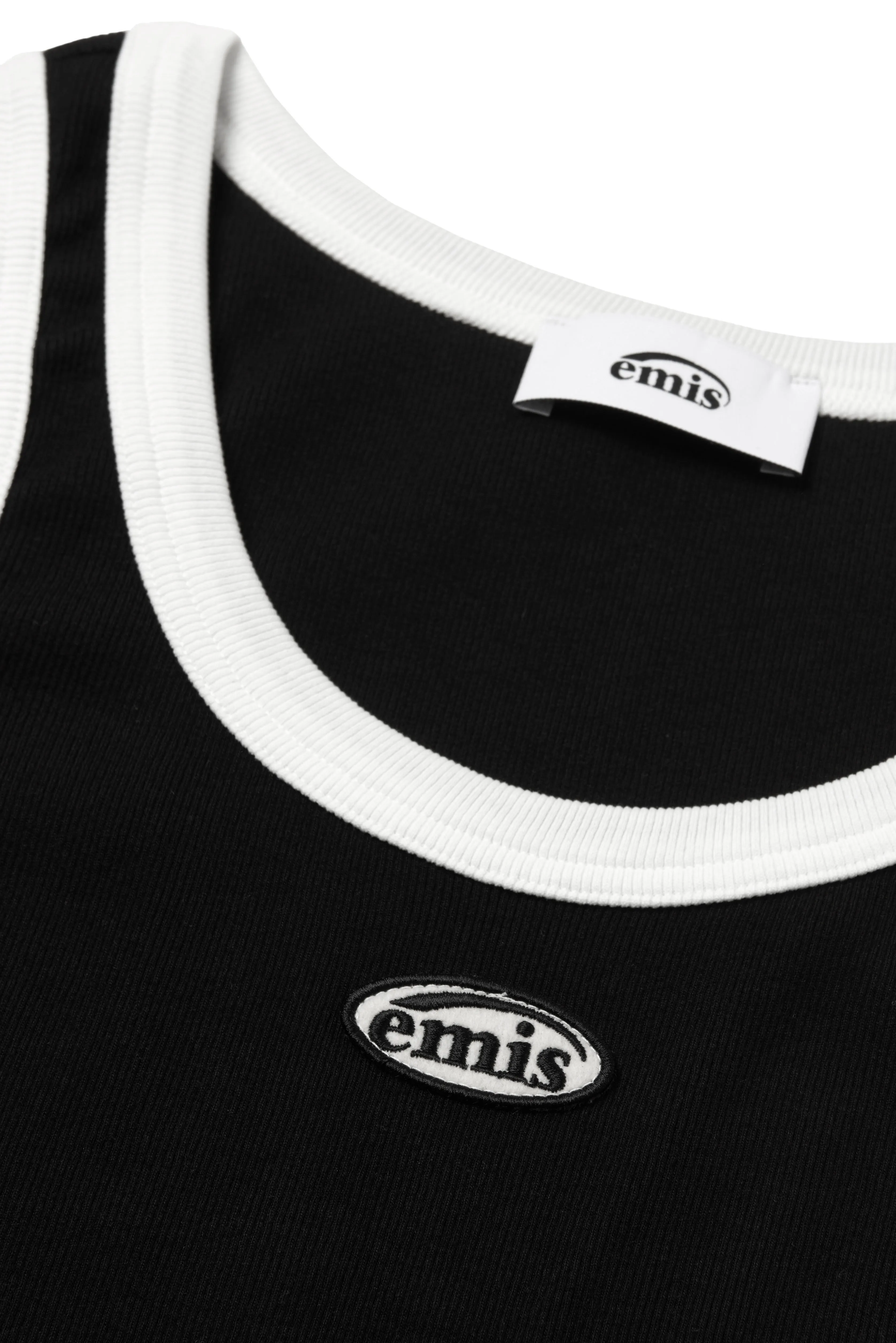 EMIS  |Casual Style Street Style Plain Cotton Logos on the Sleeves