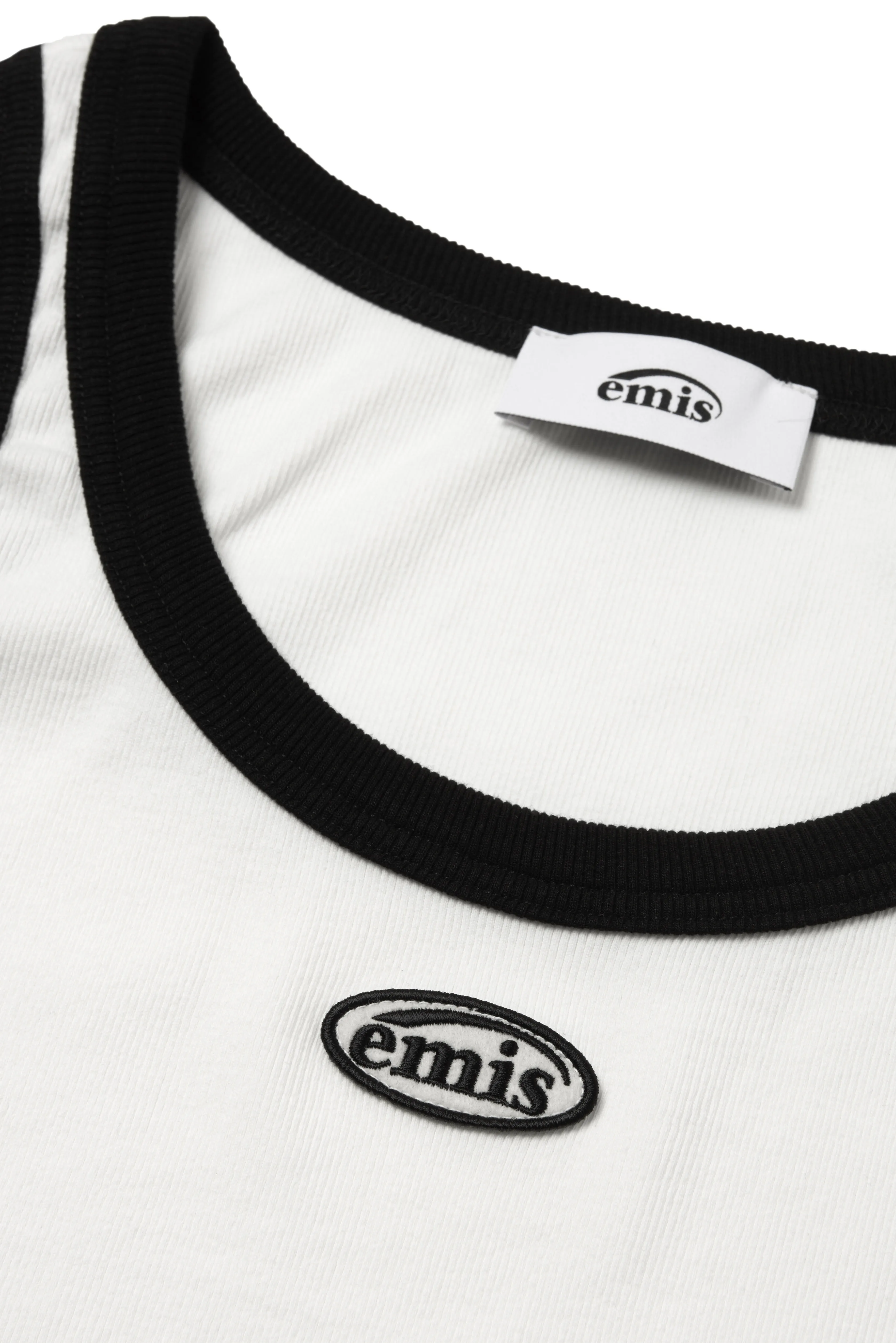 EMIS  |Casual Style Street Style Plain Cotton Logos on the Sleeves