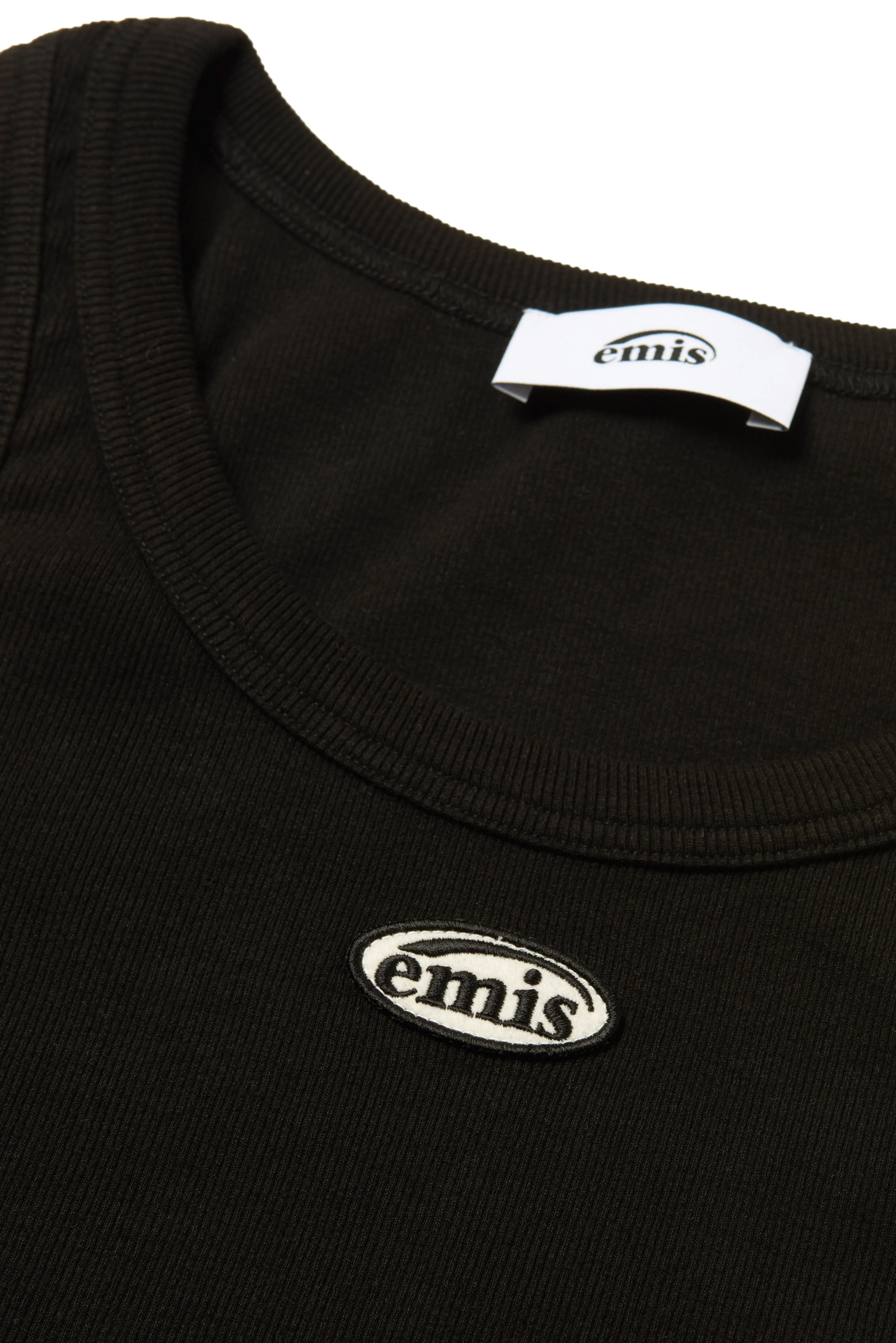 EMIS  |Casual Style Street Style Plain Cotton Logos on the Sleeves