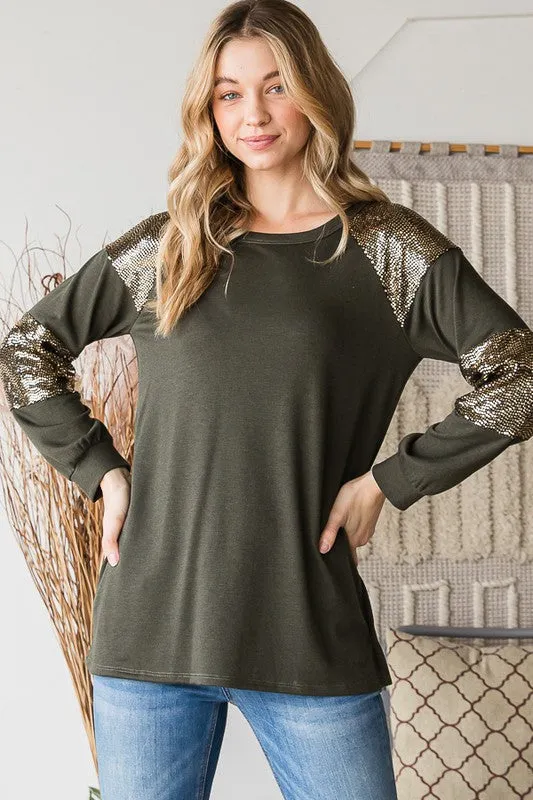 Fall Glitz Top