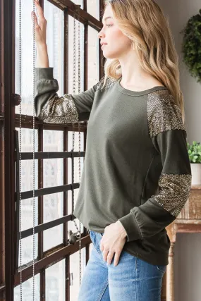 Fall Glitz Top