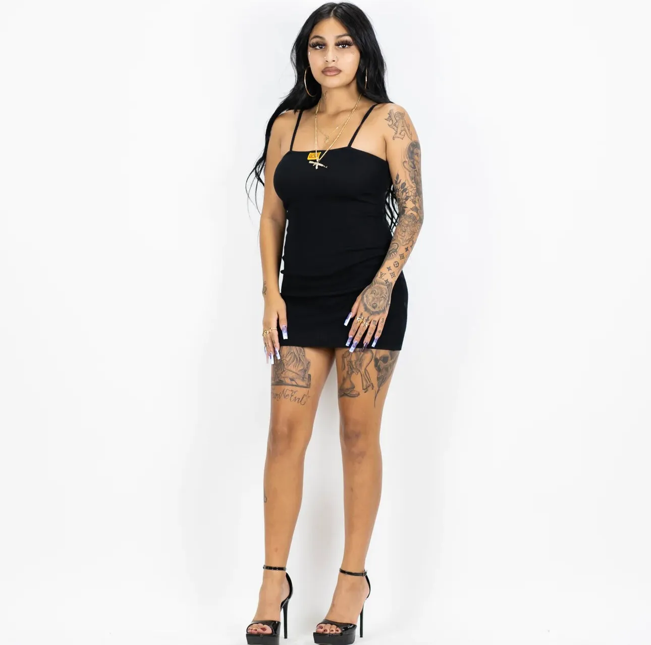 FB County Charlie Brown Lace Up Dress