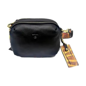 Gattinoni WIND BEGW78121 WHW000 Crossbody Bag Leather Tracolla Classic Black