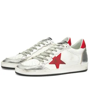 Golden Goose Ball Star Leather SneakerWhite