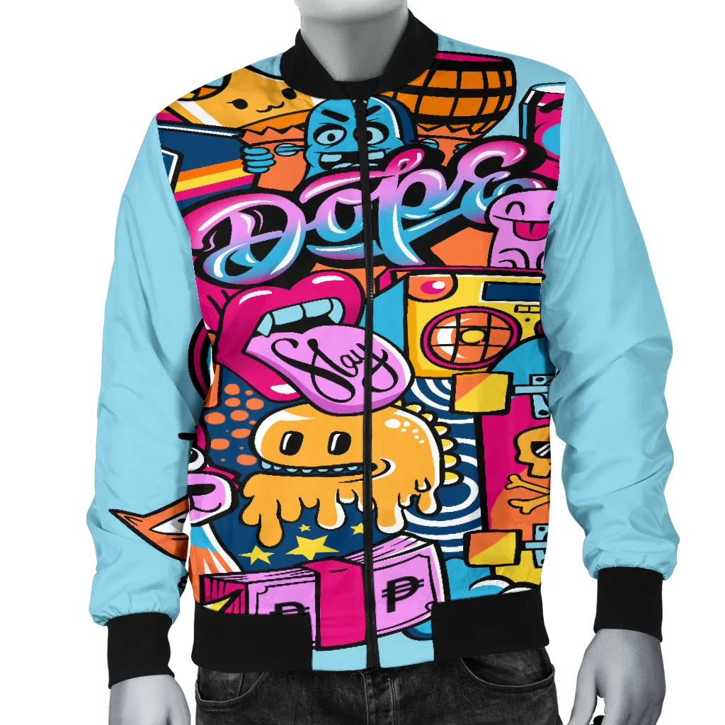 Graffiti Men's Bomber Jacket