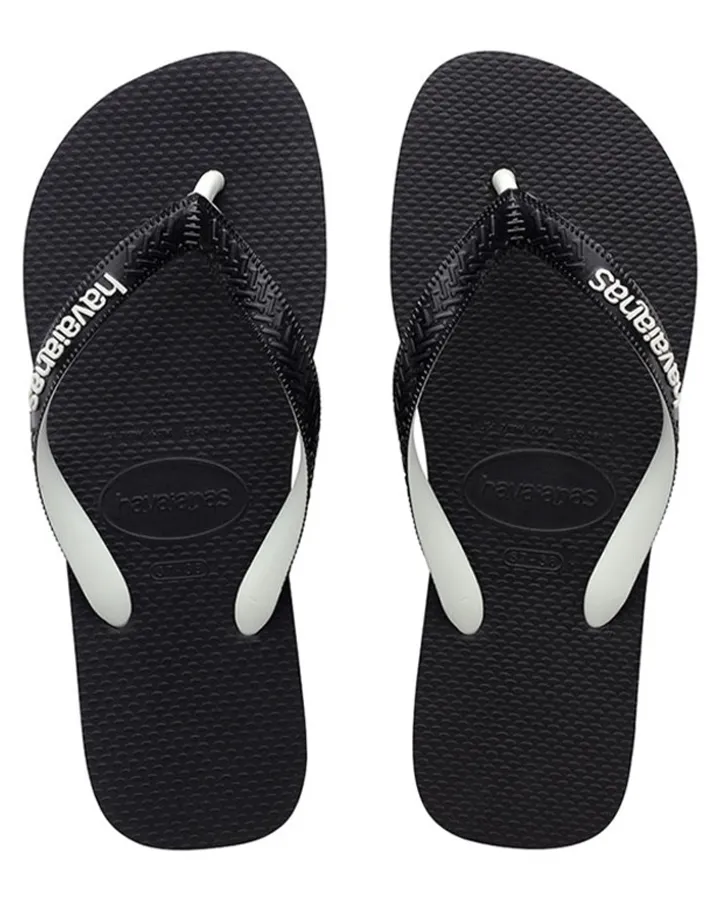 Havaianas Top Mix Thongs - Black/Black